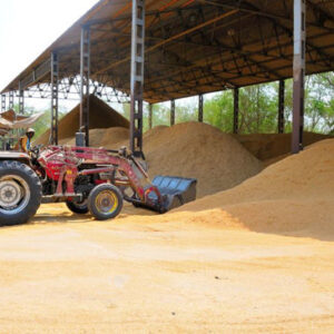 Picture of 2.5 MW Rice husk based cogeneration plant at Hanuman Agro Industries Limited